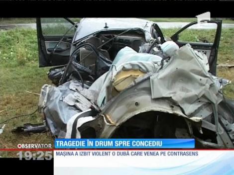 Viteza şi ploaia fac din nou victime pe şosele