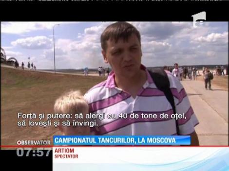 Campionatul tancurilor a avut loc la Moscova