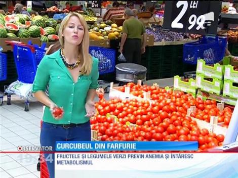 Fructele şi legumele se aleg în funcție de culoarea lor