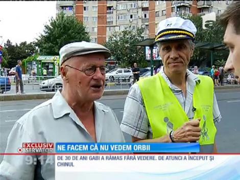 Cum se descurcă nevăzătorii &icirc;n Capitală