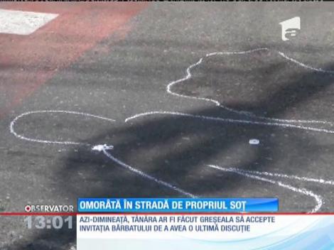 Omorâtă în plină stradă de propriul soţ