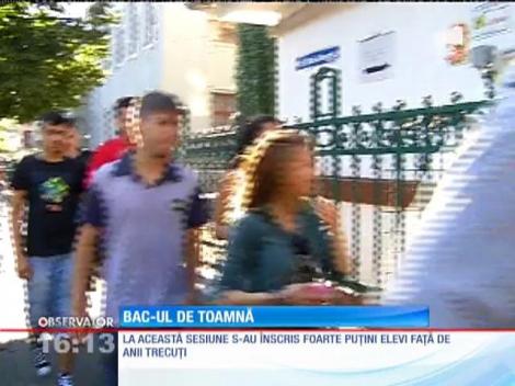 A început BAC-ul de toamnă