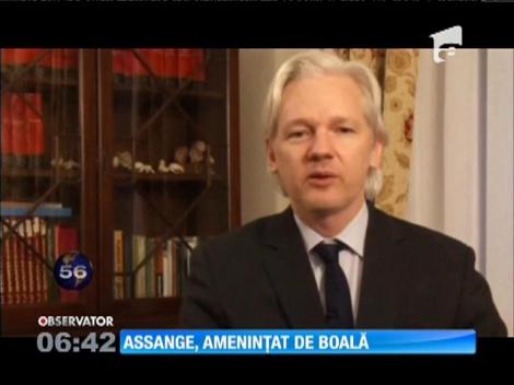 Julian Assange suferă de afecţiuni medicale grave