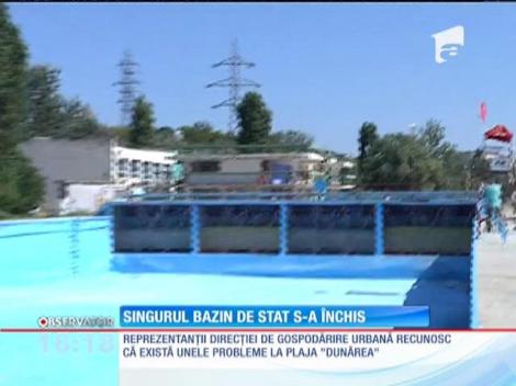 Singurul bazin de stat s-a închis