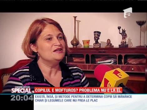 Copiii mofturoși și legumele