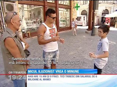 Un copil știe să facă trucuri de iluzionist la fel ca David Blaine