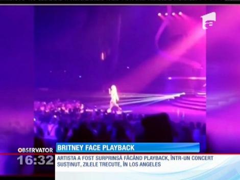 Britney Spears face playback