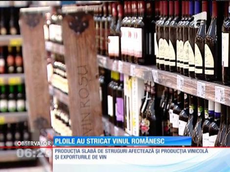 Ploiele au stricat vinul românesc