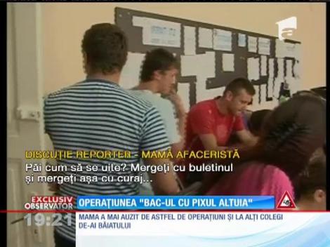 O mamă din Capitală își dorește ca altcineva să dea examenul de Bacalaureat, în locul fiului ei