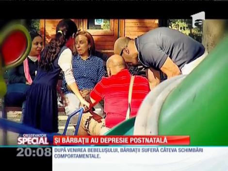 Și bărbații au depresie postnatală