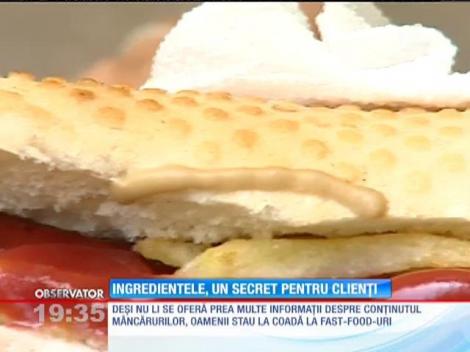 Măncărurile de tip fast-food sunt un pericol pentru sănătate