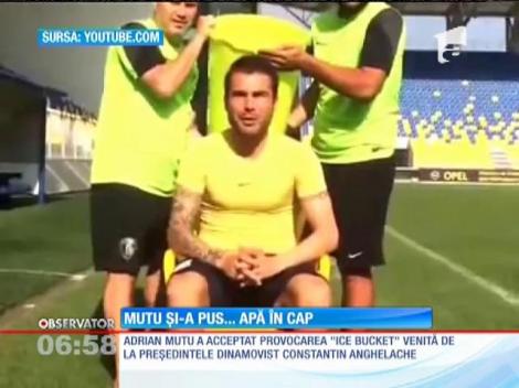 Adrian Mutu a acceptat provocarea "Ice Bucket" venită de la Anghelache