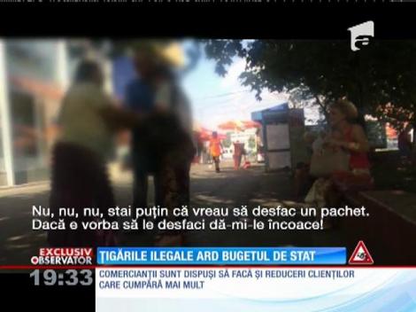 Țigările ilegale ard bugetul de stat