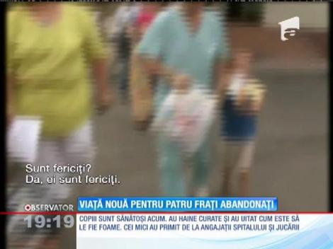 Viața nouă pentru patru frați abandonați