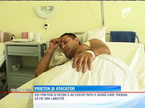 Doi prieteni și vecini s-au certat într-o seară care trebuia să fie una liniștită