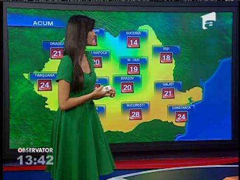 Weekend cu ploi şi vijelii