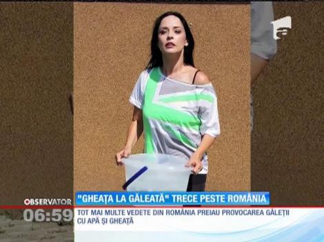 Delia Matache a acceptat provocarea "Ice Bucket"