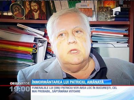 Înmormântarea lui Dinu Patriciu, amânată din cauza birocraţiei