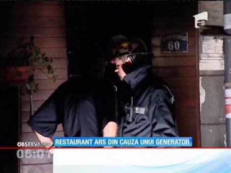 Restaurant exclusivist ars din cauza unui generator