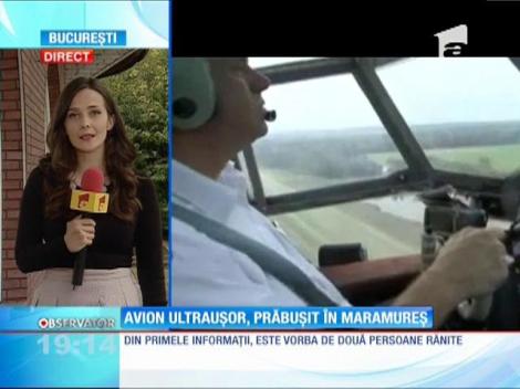 Avion ultrauşor, prăbuşit în Maramureş