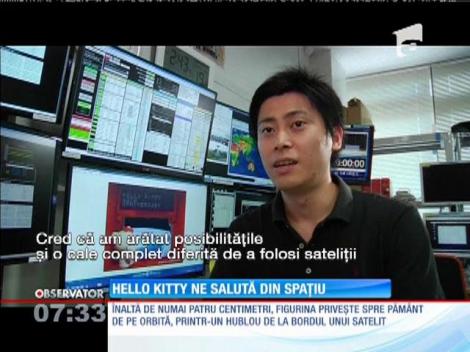 Hello Kitty a ajuns în spaţiu