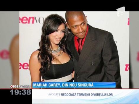 Mariah Carey, din nou singură