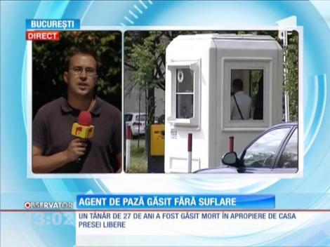 Agent de pază, găsit fără suflare la locul de muncă