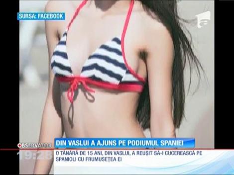 O moldoveancă din Vaslui i-a înnebunit pe spanioli. E model cu acte în regulă de doar câteva luni