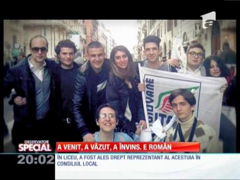Claudiu Stănăşel are 19 ani, fiind cel mai tânăr candidat la alegerile locale din Prat