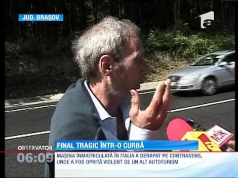Accident rutier petrecut pe Drumul Naţional 1, în judeţul Braşov