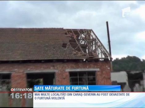 Caraş Severin: Mai multe localităţi, devastate după o furtună