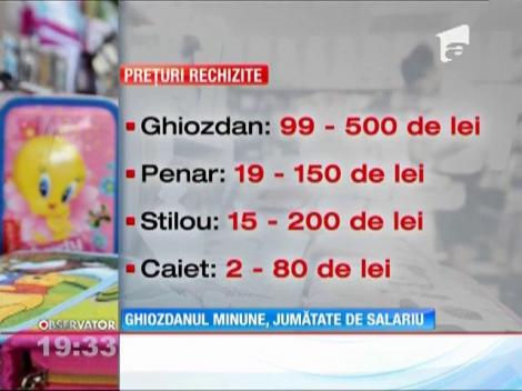 Ghiozdan cu sistem de răcire pentru sandvişuri