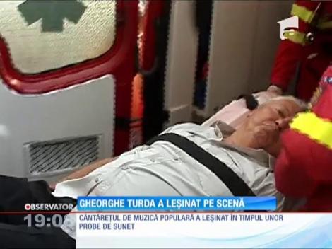 Gheorghe Turda a suferit un accident vascular cerebral pe scenă
