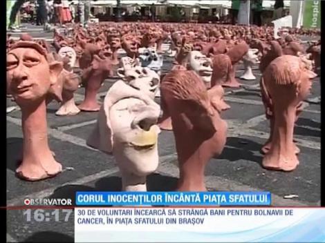 ”Corul inocenților” încântă Piaţa Sfatului din Braşov