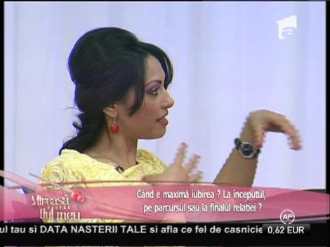 Cristina susține că s-a îndrăgostit de Andrei, treptat