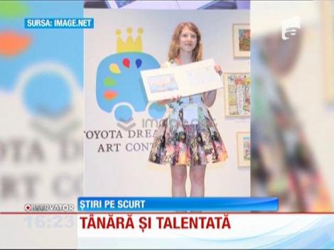 Româncă premiată la un concurs internaţional de desen