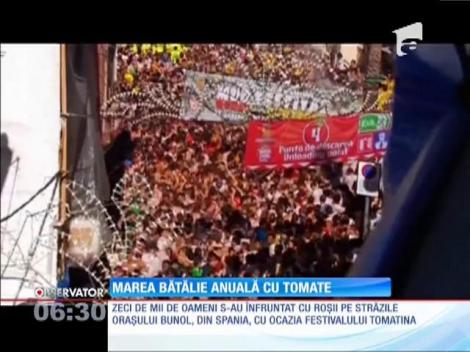 Marea bătălie anuală cu tomate