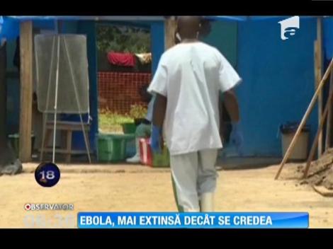 Ebola, mai extinsă decât se credea