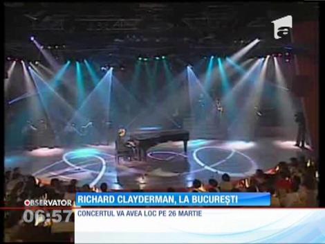 Richard Clayderman va concerta pe scena de la Sala Palatului