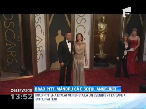 Brad Pitt, mândru că e soţul Angelinei