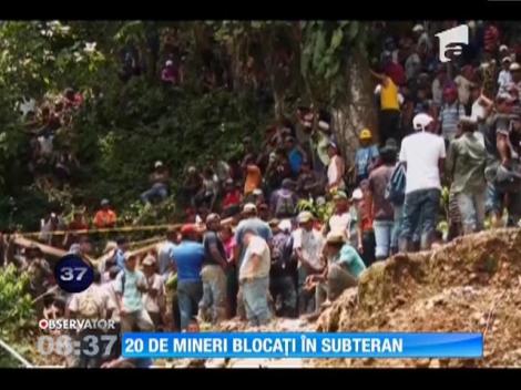 Nicaragua: Mineri, blocaţi în subteran