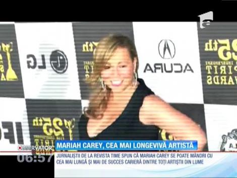 Mariah Carey a fost desemnată de revista "Time" cea mai longevivă artistă pop din lume