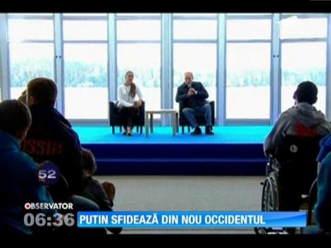 Vladimir Putin reacţionează sfidător la avertismentele Occidentului