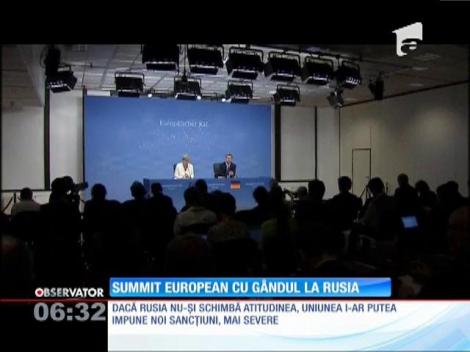 Uniunea Europeană mai acordă Rusiei o săptămână pentru a-şi retrage trupele şi armamentul din Ucraina