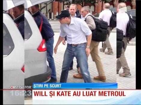 William şi Kate au luat metroul
