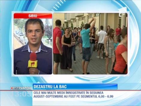 Din nou dezastru la BAC