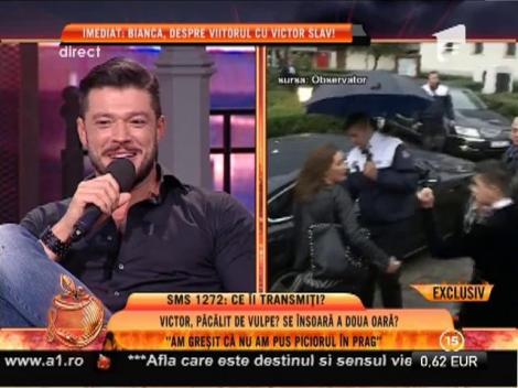 Victor Slav: "Am greșit că am insistat să facem nuntă!"