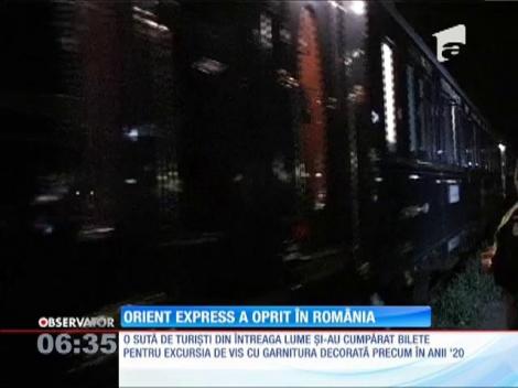 Trenul Orient Expres a ajuns în România