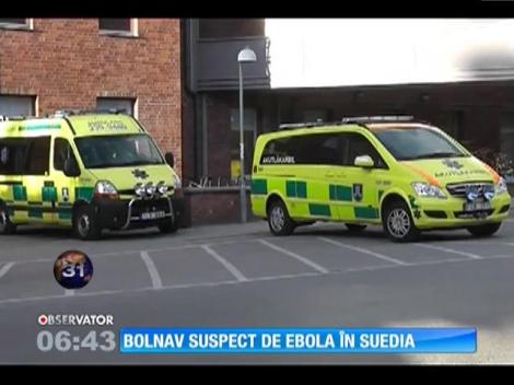 Bolnav suspect de Ebola în Suedia
