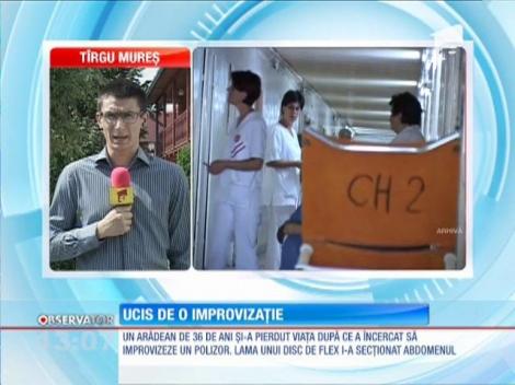 Accident casnic stupid într-o localitate din Arad